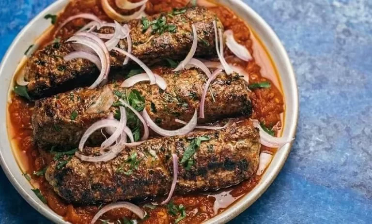طرز تهیه کباب تابه‌ای زعفرانی
