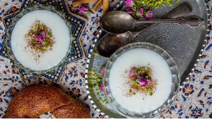 طرز تهیه فرنی