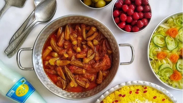 طرز تهیه خورشت بامیه