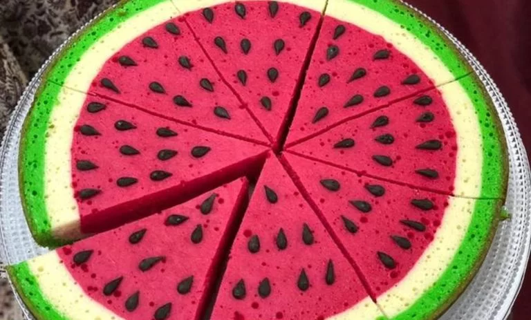 طرز تهیه کیک هندوانه‌