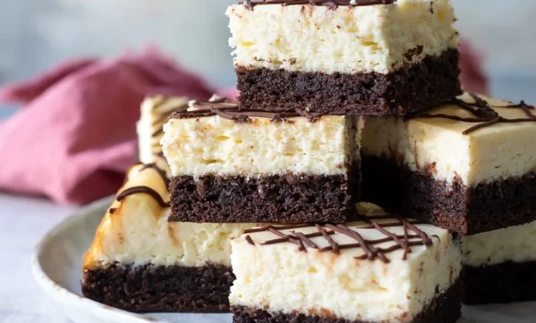 طرز تهیه چیزکیک براونی