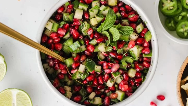 طرز تهیه سالسای انار