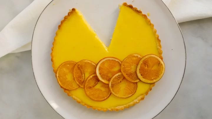 طرز تهیه تارت نارنگی