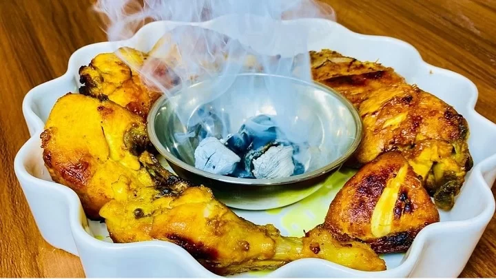 طرز تهیه مرغ دودی (ذغالی)