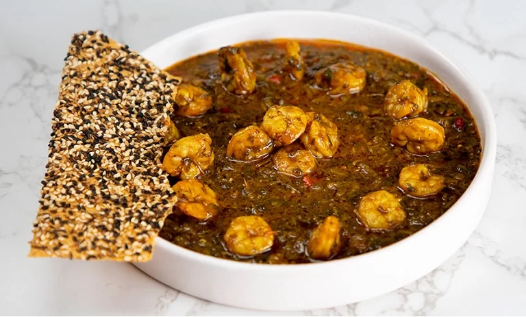 طرز تهیه قلیه میگو