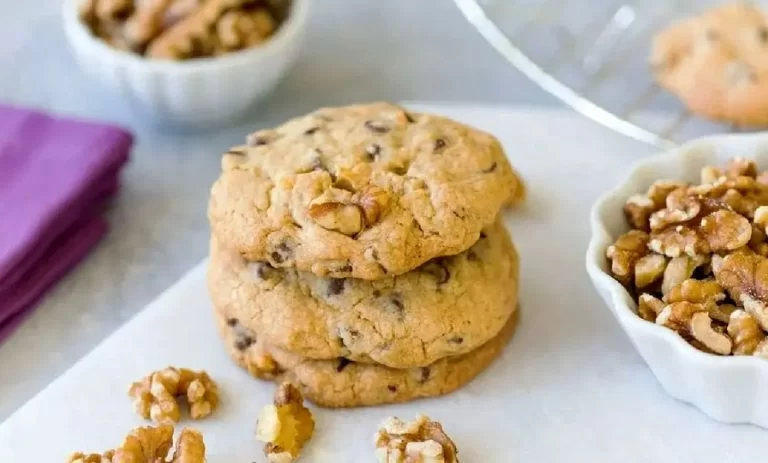 طرز تهیه کوکی گردویی خانگی