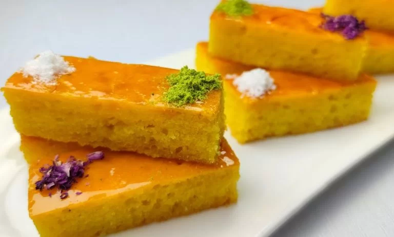 طرز تهیه کیک شربتی