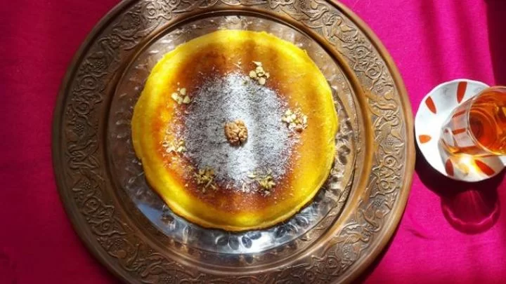 طرز تهیه کماج تابه‌ای زعفرانی