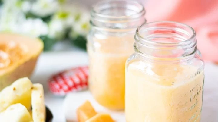 طرز تهیه اسموتی خربزه