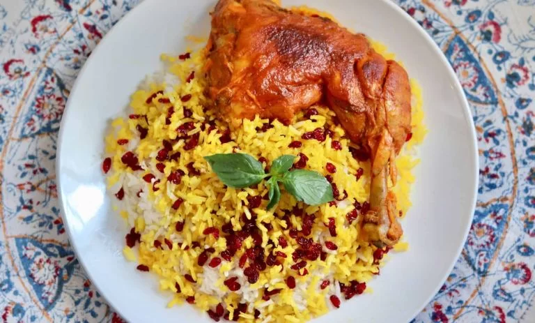 طرز تهیه زرشک پلو با مرغ