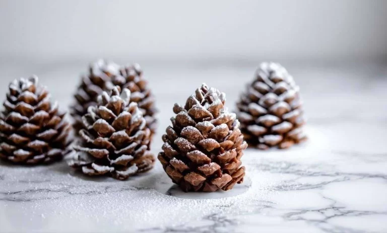 طرز تهیه دسر مخروطی کاج