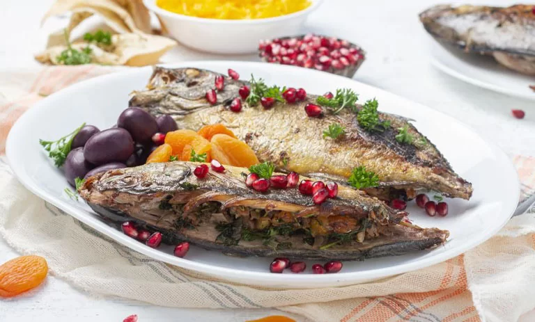 طرز تهیه ماهی شکم پر