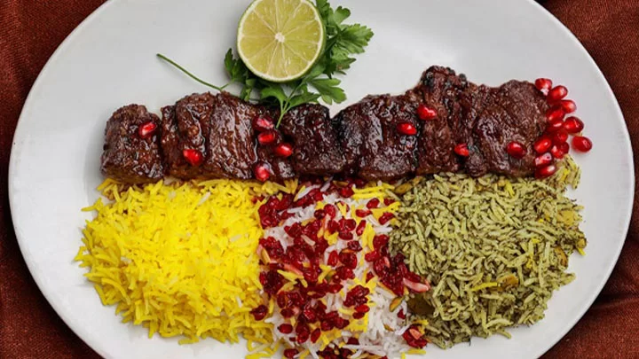 طرز تهیه کباب چنجه با آب انار