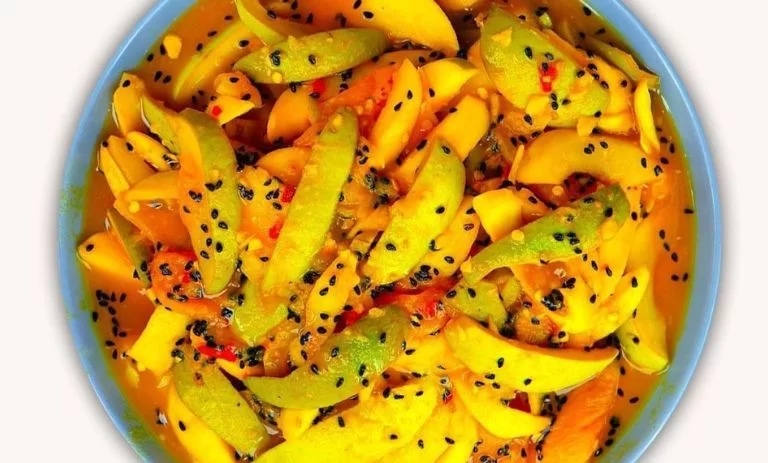 طرز تهیه ترشی انبه سبز