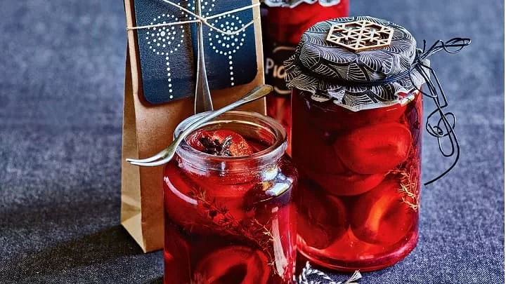 طرز تهیه ترشی آلو به روش بازاری